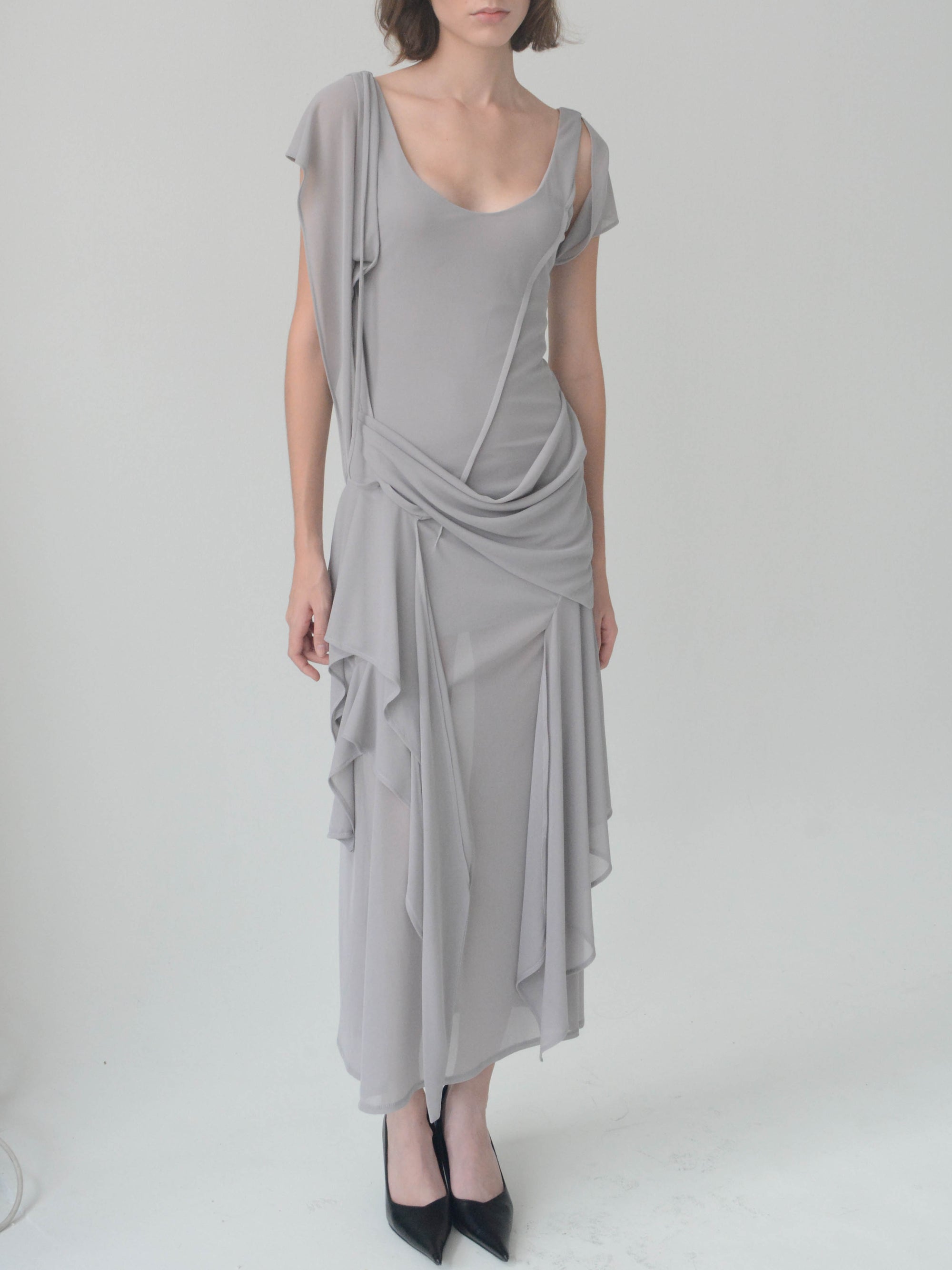 Antro Mesh Dress (Slate)