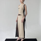 Kapoor Long Dress (Nude)