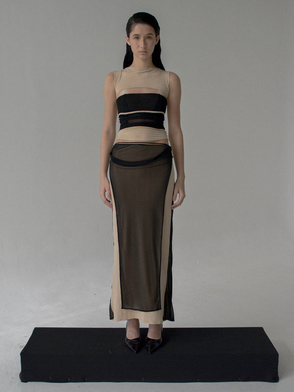 Cavallo Long Skirt (Black)