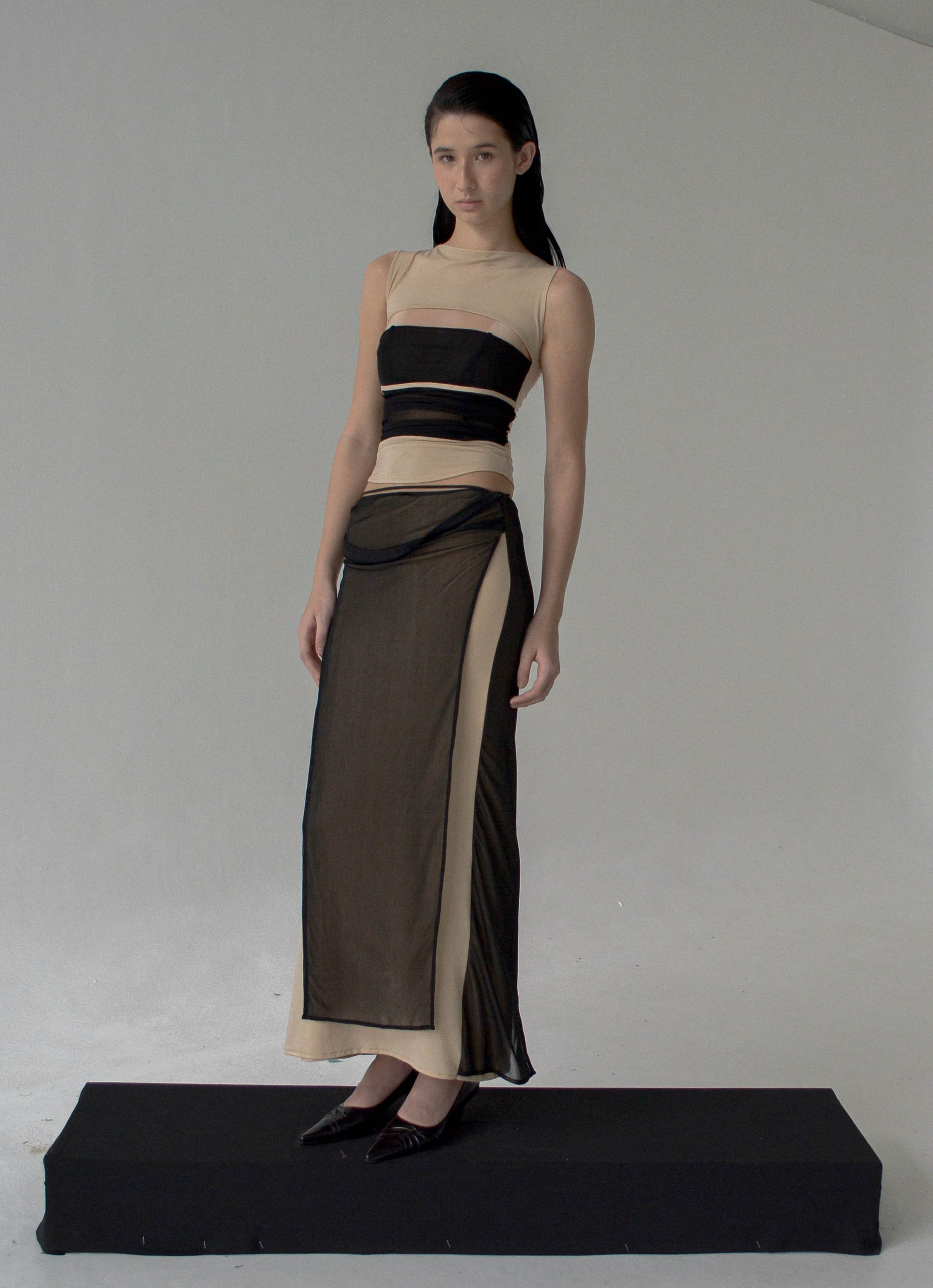 Cavallo Long Skirt (Black)
