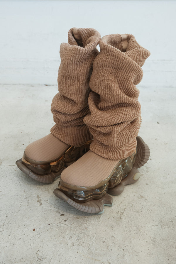 Skyscraper Falcon Loose Sock Sneaker (Sand)