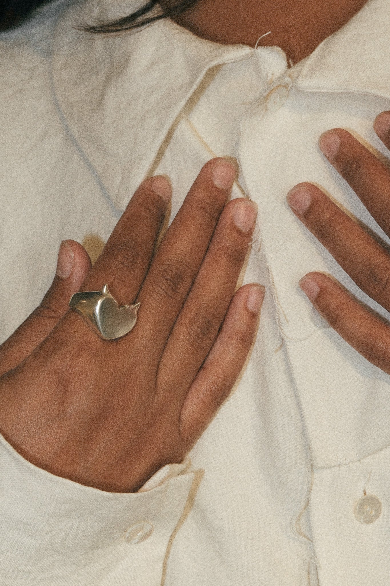 Heart Horns Ring