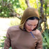 Merino Half Zip Hoodie L/S (Olive)