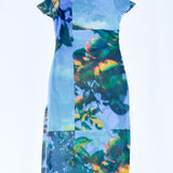 Apple Tree Mesh Midi Dress