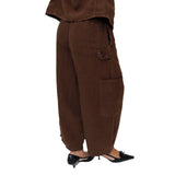 Linen Chef Pant (Chocolate)