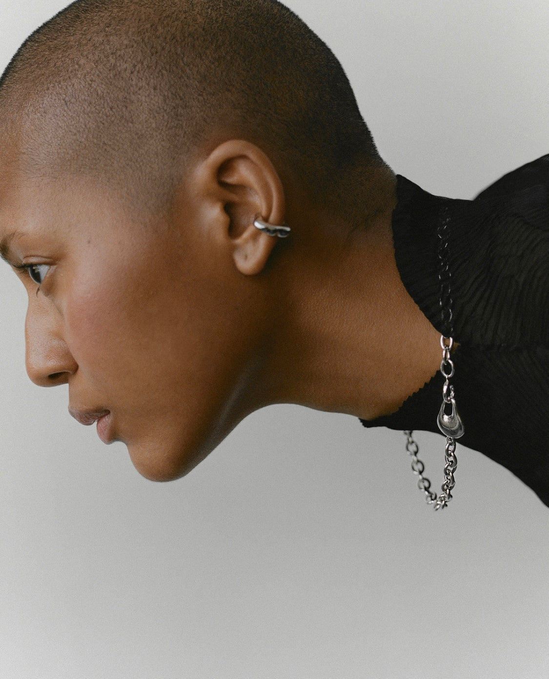 Fluid Form Chunky Necklace