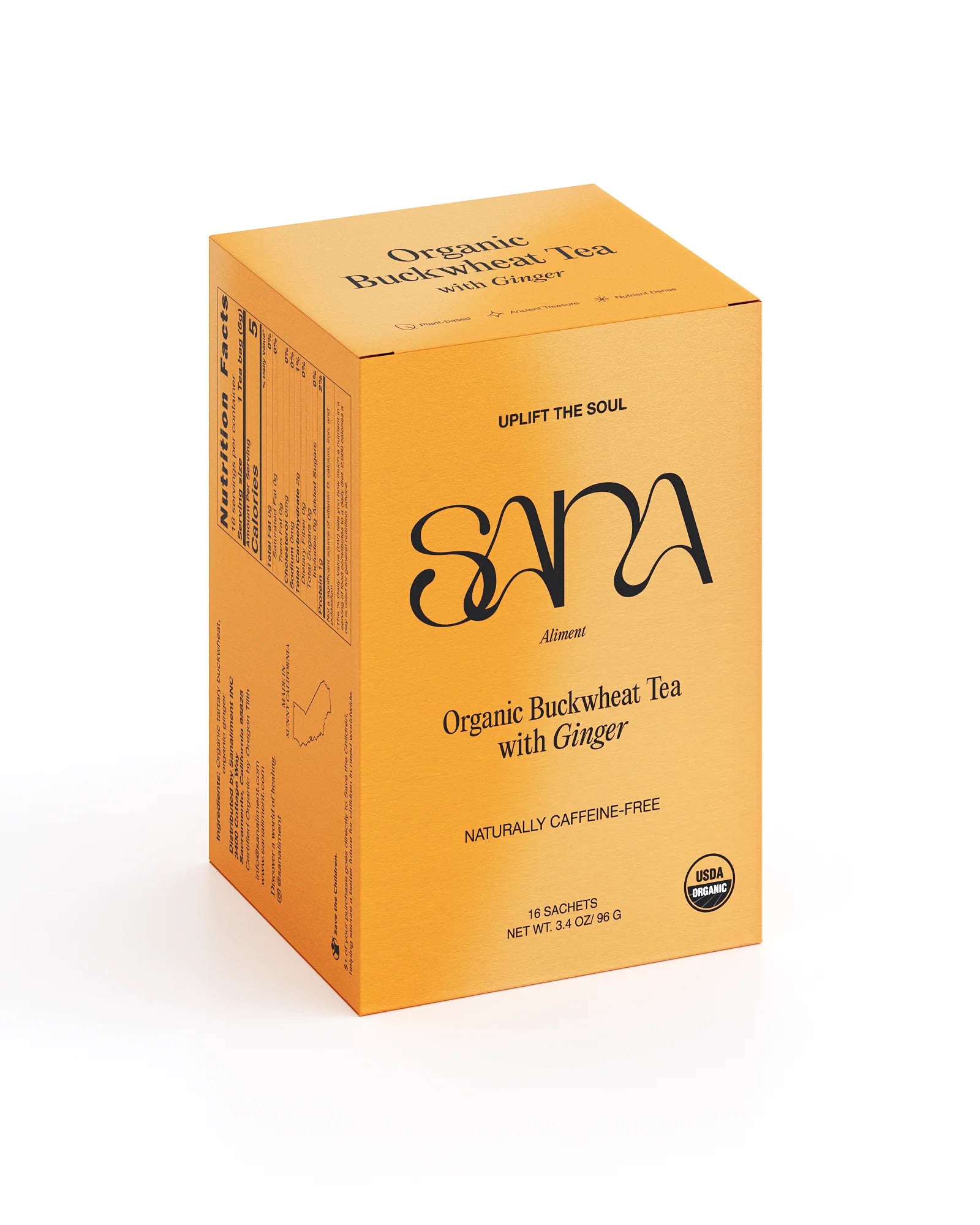 Organic Buckwheat Tea with Ginger
