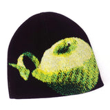 Mohair Jacquard Beanie (Apple Peel)