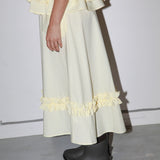 Spiral Ruffle Dress (Butter)