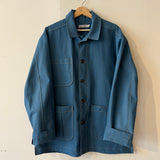 Oversized Cotton Jacket (Blue)