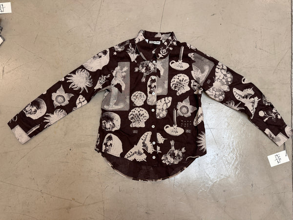 Fern Button Down (Brown Nature)