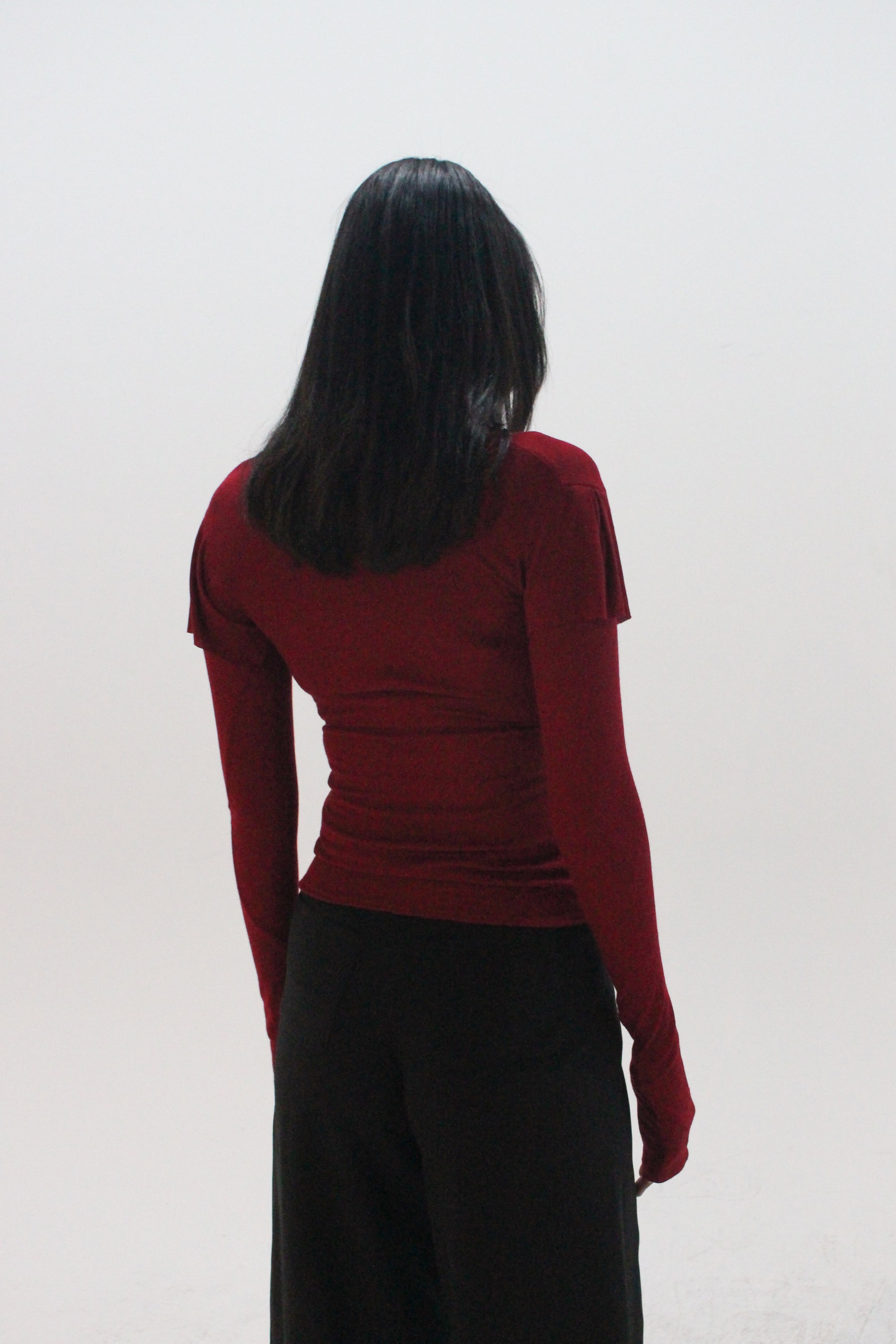 Layered Long Sleeve (Rose)