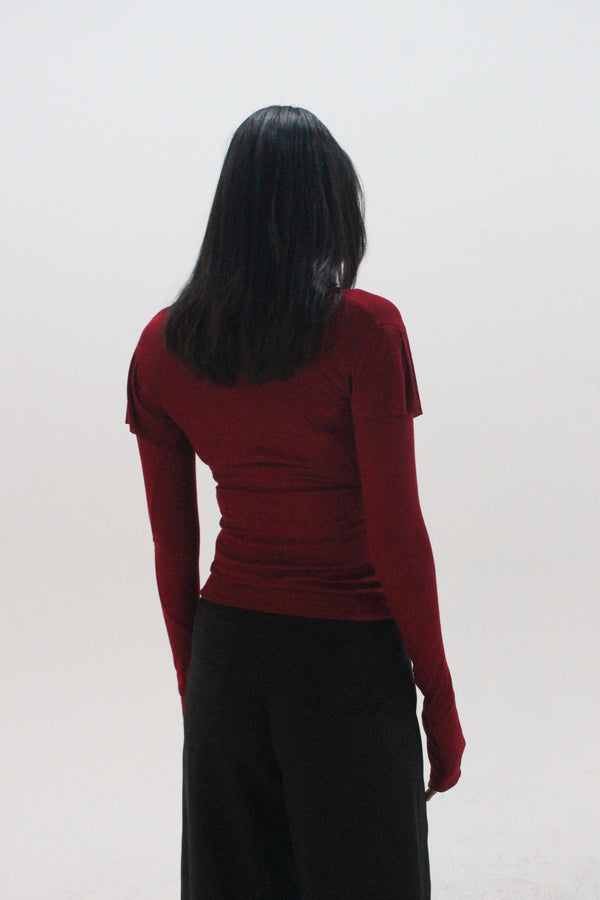 Layered Long Sleeve (Rose)