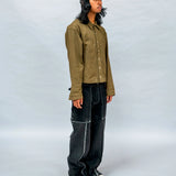 Double Knee L/S Shirt (Army Green)