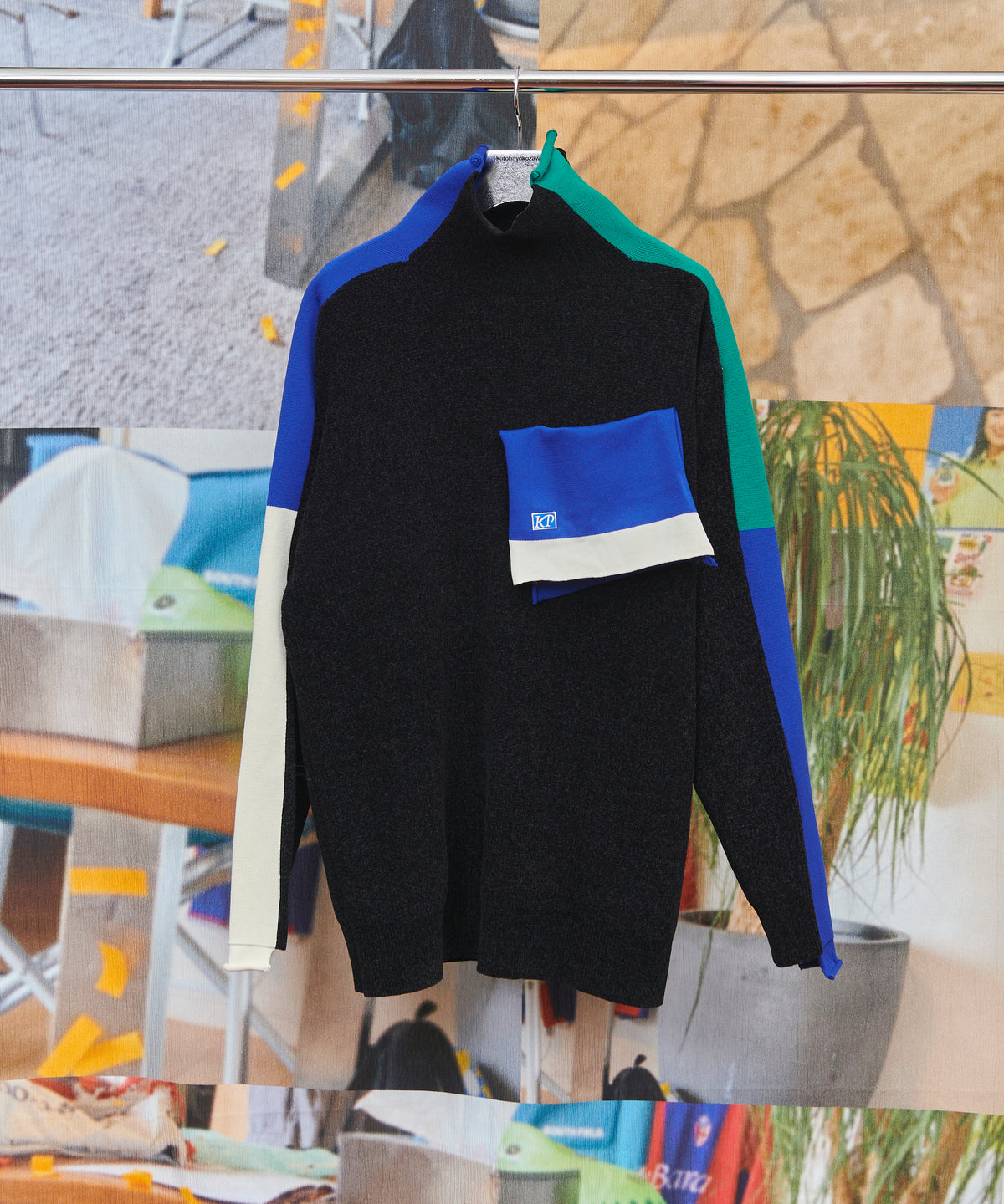 Paneled Knit (Black)