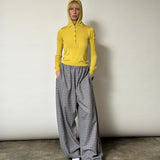 Tailored Warm Up Trousers (Blue Check)