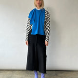 Striped Rugby Shirt (White/Black)