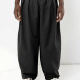 Lucas Pleated Trouser (Black)
