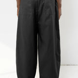 Lucas Pleated Trouser (Black)