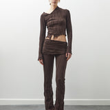 Skirt Pants (Chocolate)