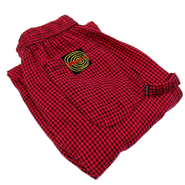 Plaid Chef Pant (Strawberry)