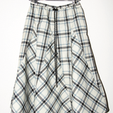 Peak Skirt (Ecru Plaid)