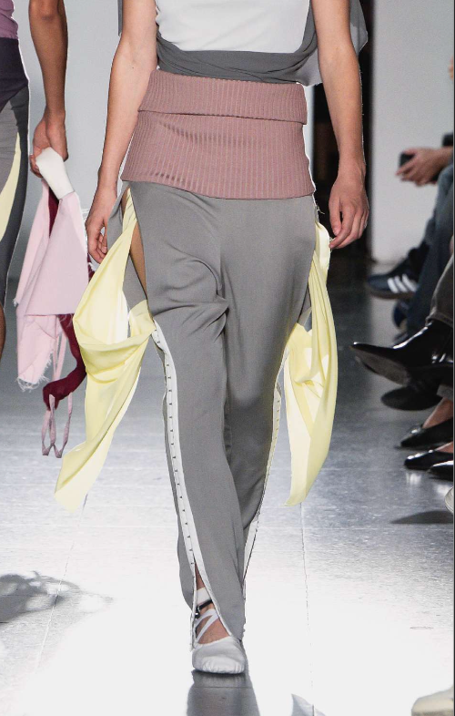 Slash Trousers w/ Scarves