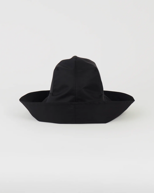 Iona Hat (Black Flight Satin)