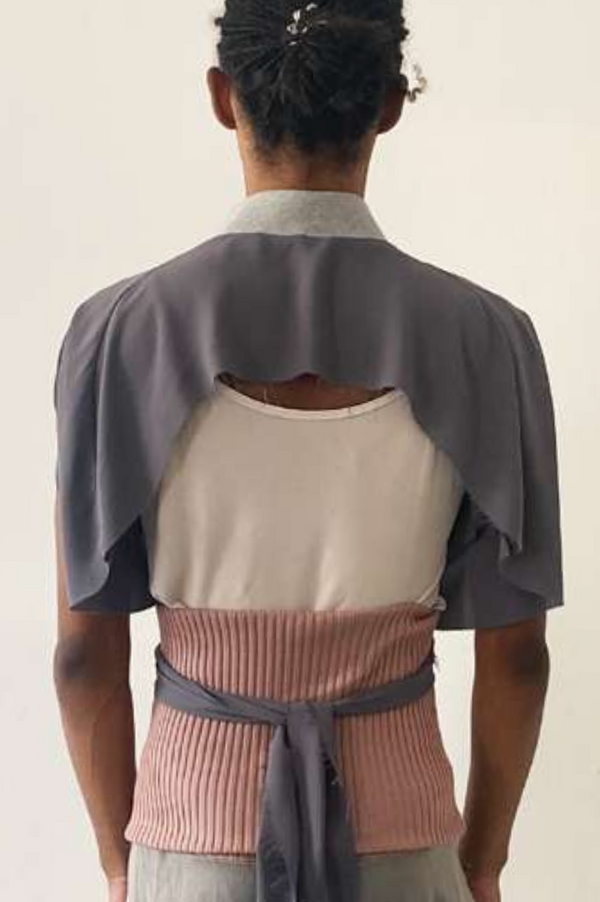 Bomber Shawl in Georgette