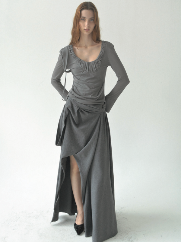 Adoya Skirt (Grey)