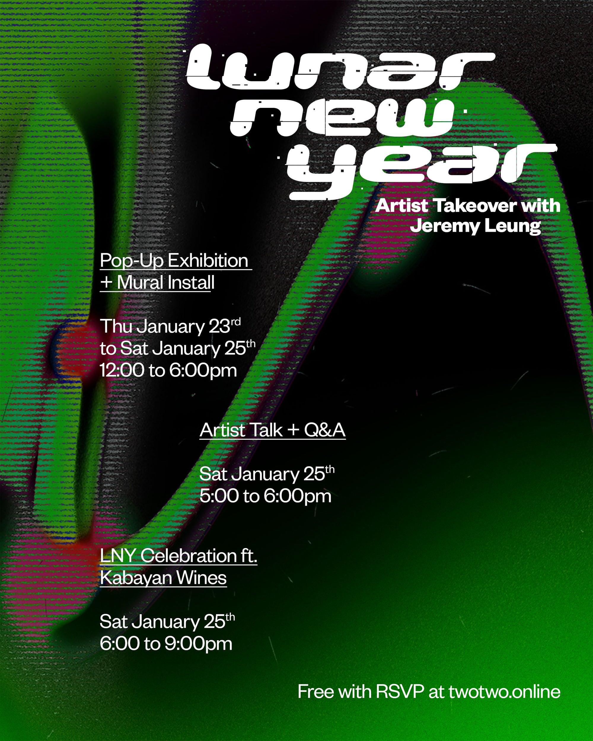 Lunar New Year Art Pop-Up with Jeremy Leung — 1/23-1/25/25