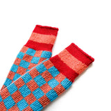 Ichimatsu Socks (Pink)