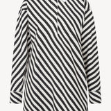 Striped Rugby Shirt (White/Black)