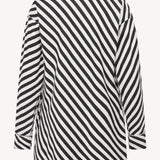 Striped Rugby Shirt (White/Black)