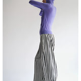 Striped Warm Up Trousers (Black/White)