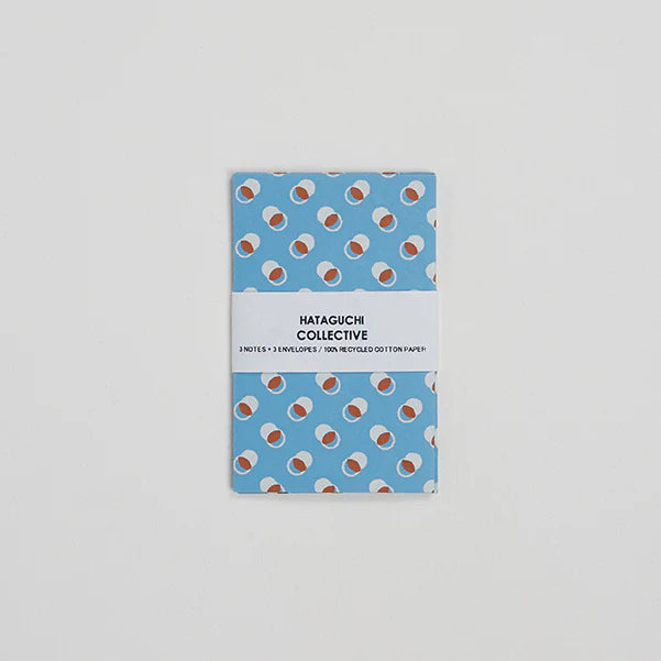 Small Envelope with Notecard Set (Temari Light Blue)