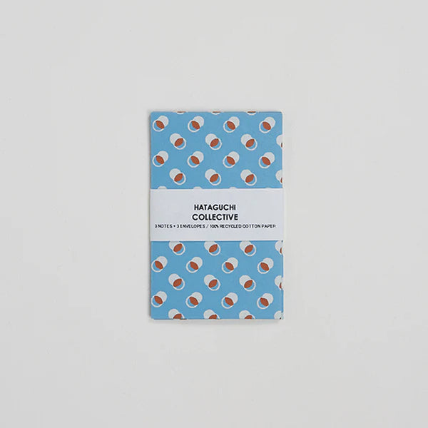 Small Envelope with Notecard Set (Temari Light Blue)