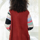 Knit Cardigan (Red)