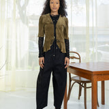 ペタルブラウス(オリーブの枝)