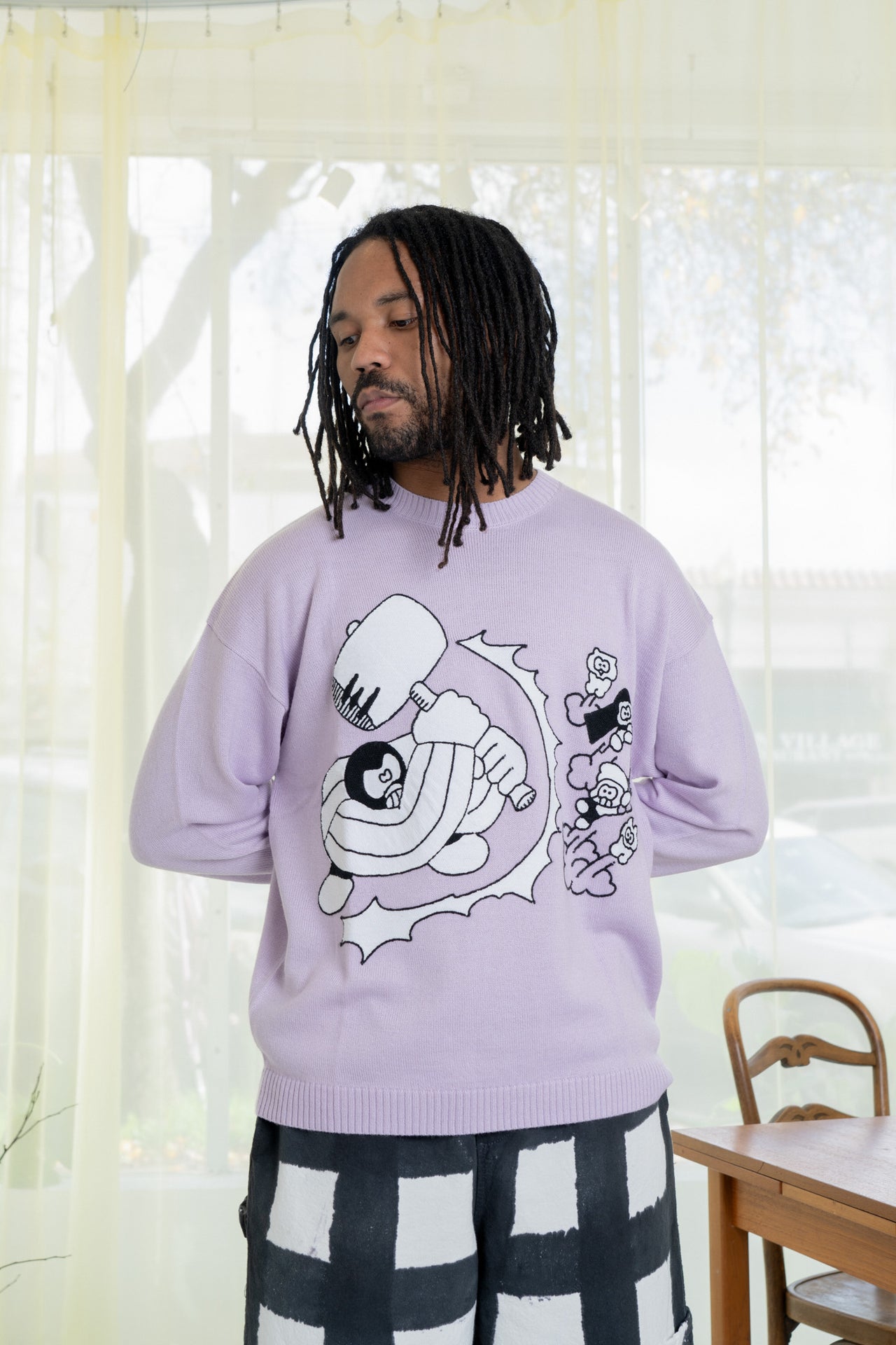 Hammer Sweater (Lilac)