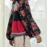 Knit Stripe Jumper (Red)