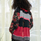 Knit Stripe Jumper (Red)