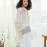 Mohair White Knit Jumper