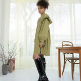 ミニセーラーワンピース(オリーブ染め)