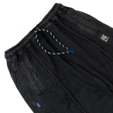 Midtown Faded Terry Trackpants (Washed Black)