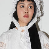Lace Bonnet (White)