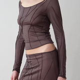 Round Blouse (Purple)