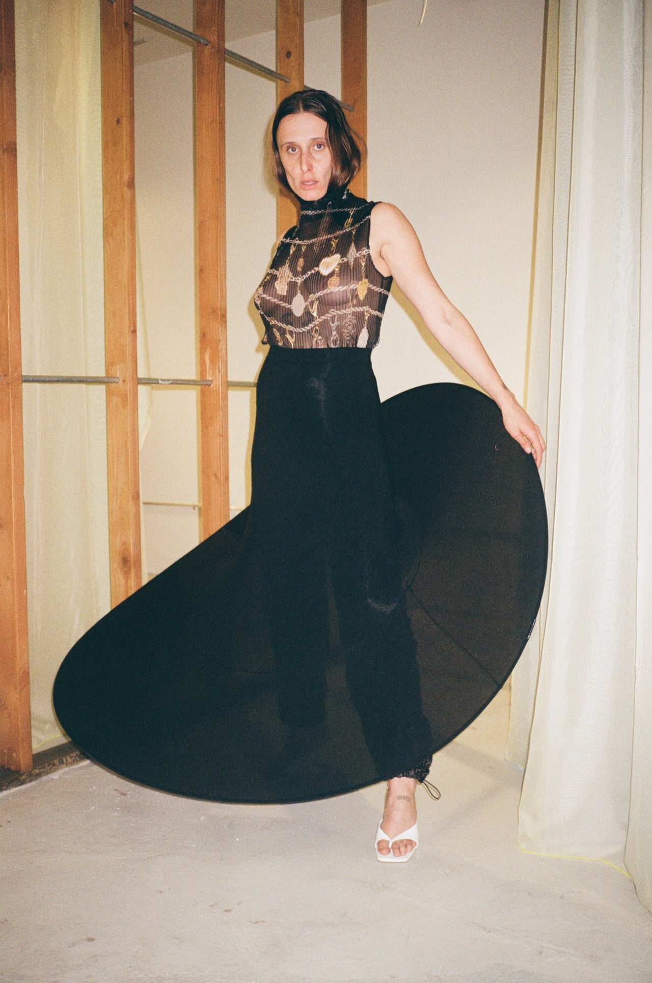 Asymmetrical Hoop Skirt