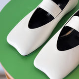 Oojoo Ballerina Flats (White)