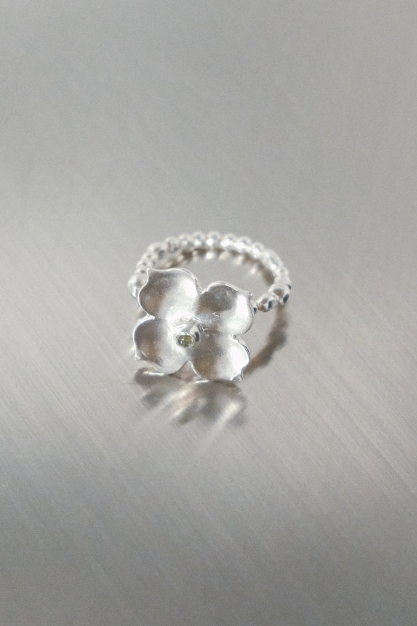 Bubble Flor Ring (Moonstone)